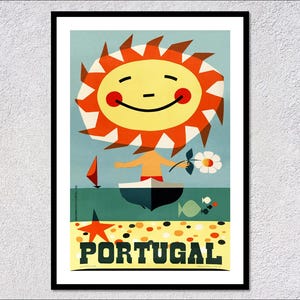Vintage Portugal Travel Posters – Classic Tourism Prints – Retro Portuguese Wall Art – Wanderlust Decor