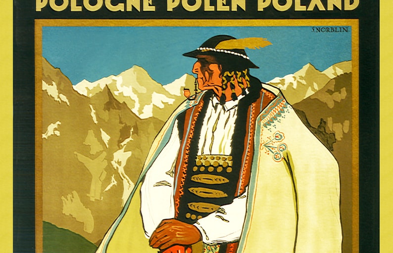 Poland Vintage Travel Posters Vintage Travel Set of 3 Polish travel ads