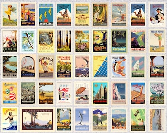 ヴィンテージ オーストラリア ポストカード セット | レトロ ヴィンテージ オーストラリア ポストカード セット | レトロ
