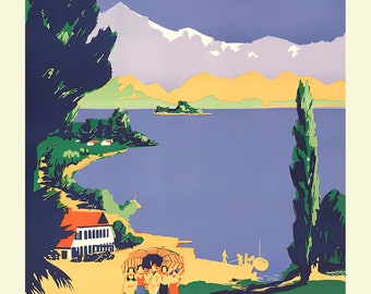 New Zealand Postcard Set No.2 | Retro Travel Poster Reprint