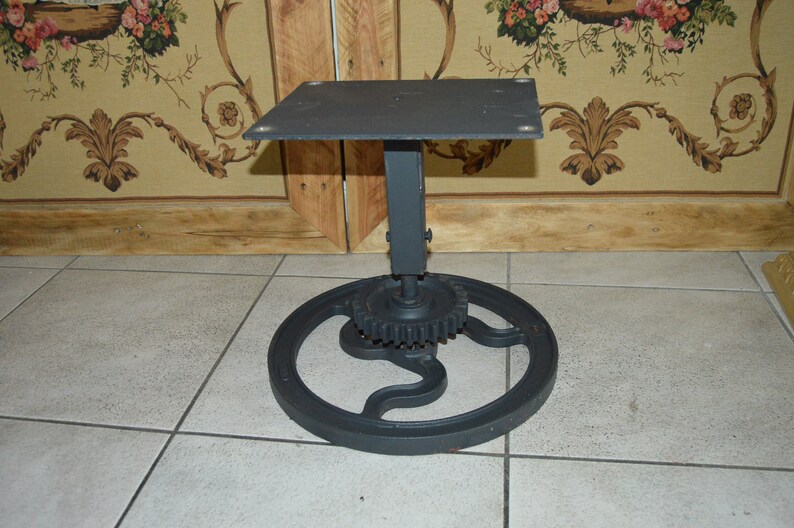 Antique Loft Industrial Machine Legs Cast Iron Coffee Table Etsy