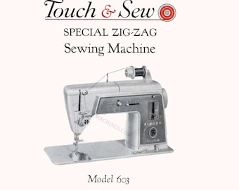 Singer 603E Sewing Machine Instruction Manual, Handbook, User Guide PDf Download SR