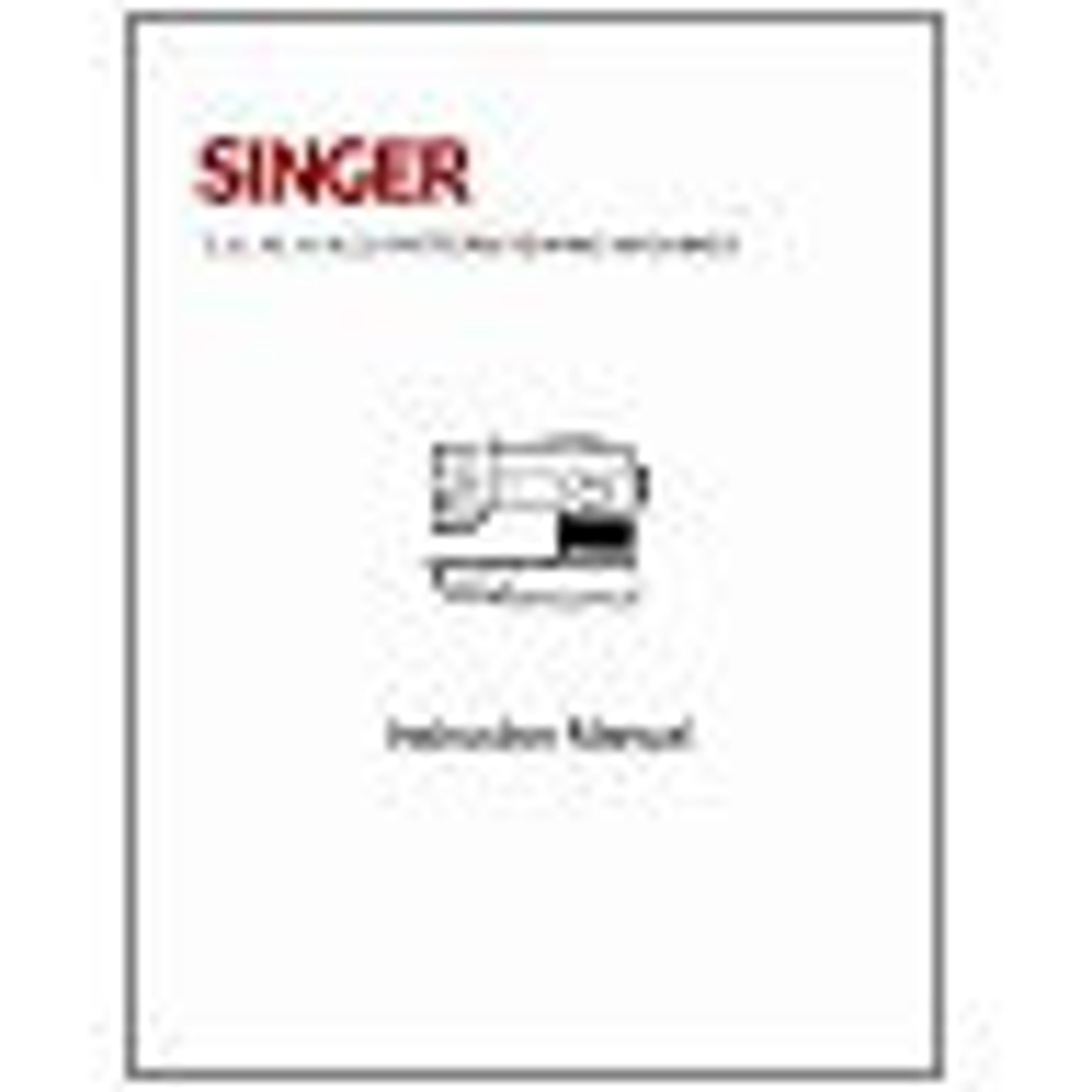 Singer Sewing Model 9410 Manual Singer Model 9410 Manual Etsy