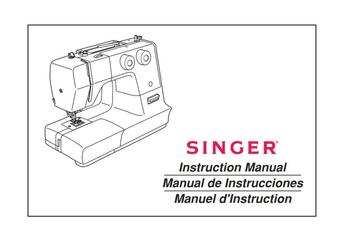 Singer Sewing Machine Manual 1748 Instant Download PDF File Format, SR