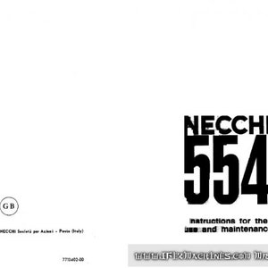 Necchi 554 Instruction Manual, Instant Download, PDF File Fromat, SR