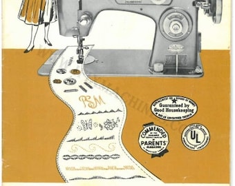 Morse Sewing Machine M-ZZ MZZ Dial Instruction Manual, Instant