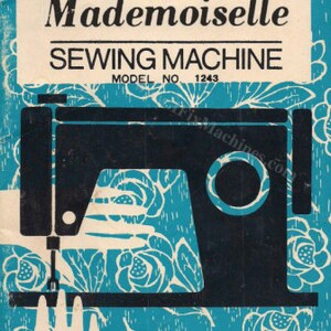 Brother mademoiselle 1243 Instruction Manual User Guide PDF SR