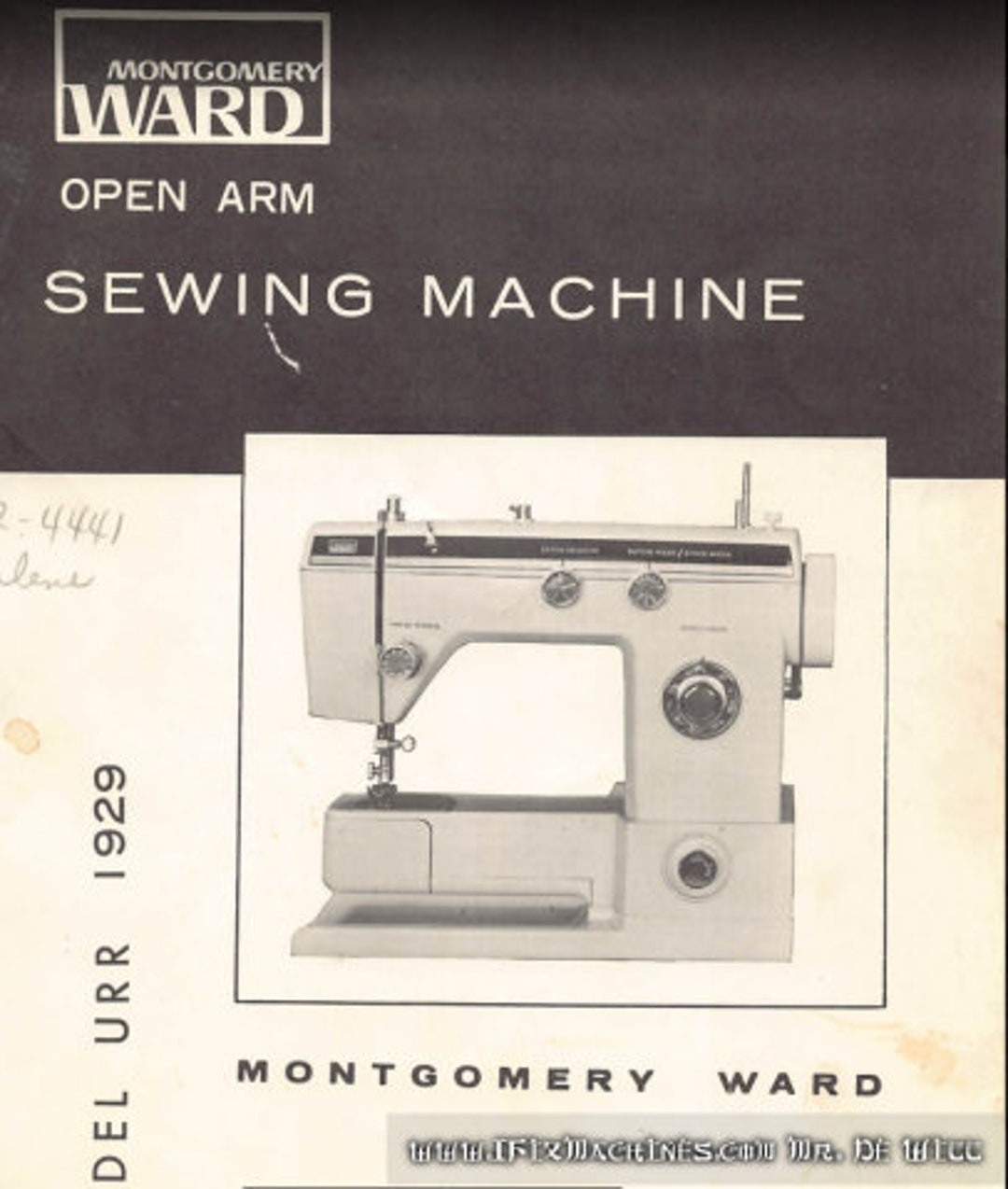 Montgomery Ward URR 1929 / Sewing Machine Instruction Manual, Instant