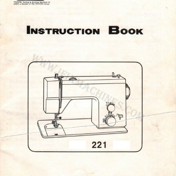 Toyota Sewing Machine Etsy