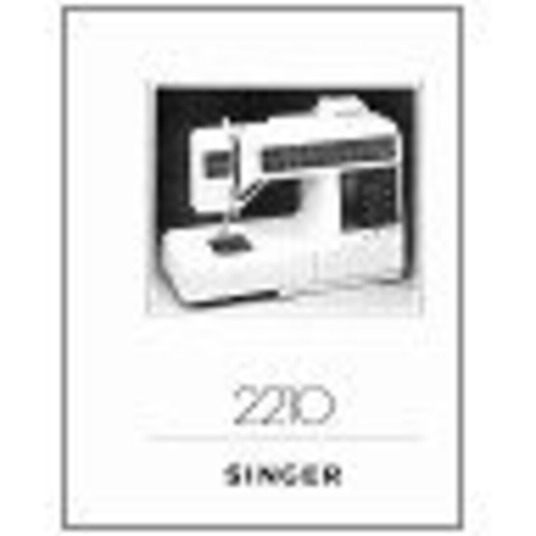 Singer Athenal 2210 Manual Singer Athena 2210 Manual Etsy