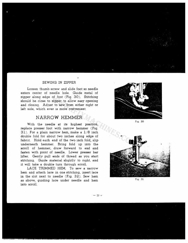 Deluxe Zig Zag Sewing Machine KNS Instruction Manual, Instant Download, PDF File Format, S Etsy