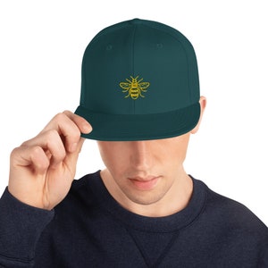Worker Bee Snapback Hat Cap