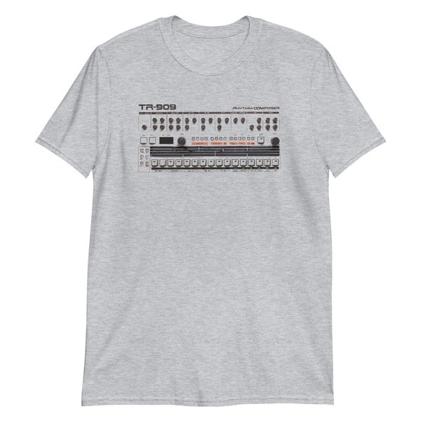 TR 909 Drum Machine Short-Sleeve Unisex T-Shirt