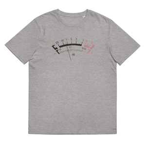 VU Meter Gain Reduction Music Producer Unisex Eco-friendly t-shirt