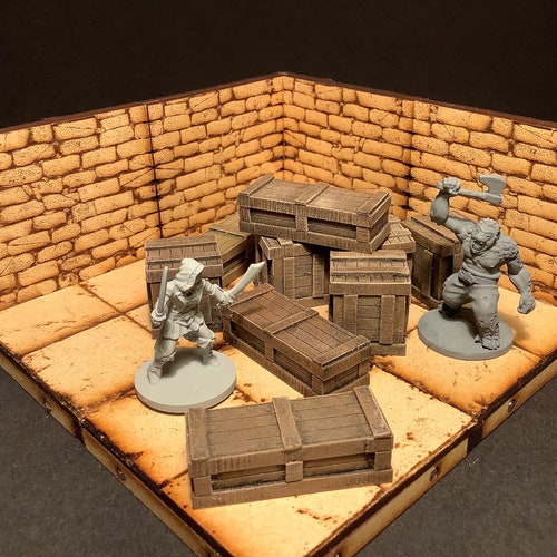 Barrels Laser Cut File, Laser Cut Terrain Files, Scatter Terrain, 3mm