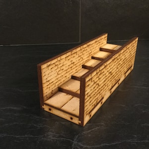 Dungeon Terrain Laser Cut Dateien, Passage Stairs Add On, SVG, Glowforge, Dungeons and Dragons, Modular Dungeon, DnD, 3mm, svg, ai, pdf
