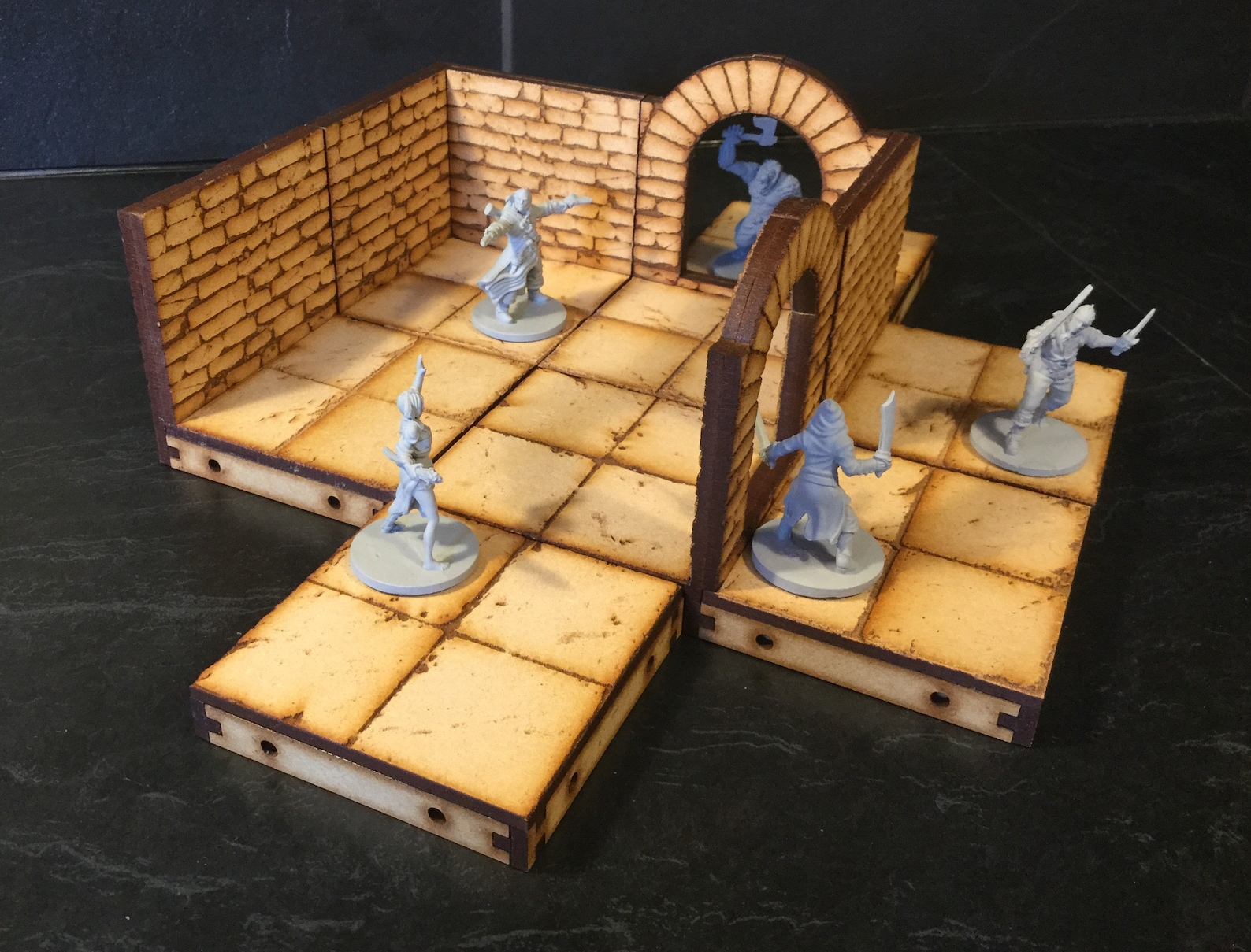 Dungeon Terrain Laser Cut Files, SVG, Glowforge, Dungeons and Dragons ...