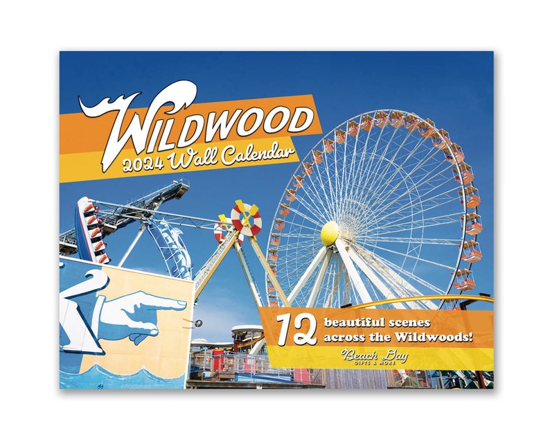 Wildwood NJ 2024 Wall Calendar 12 Beautiful Scenes From Across the