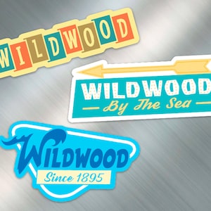 Wildwood Retro Magnet 3-Pack image 1