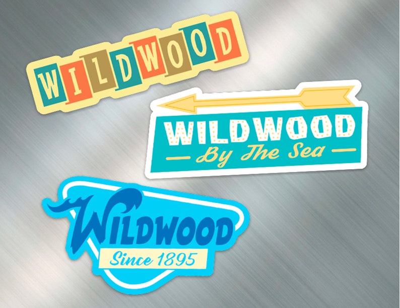 Wildwood Retro Magnet 3-Pack image 1