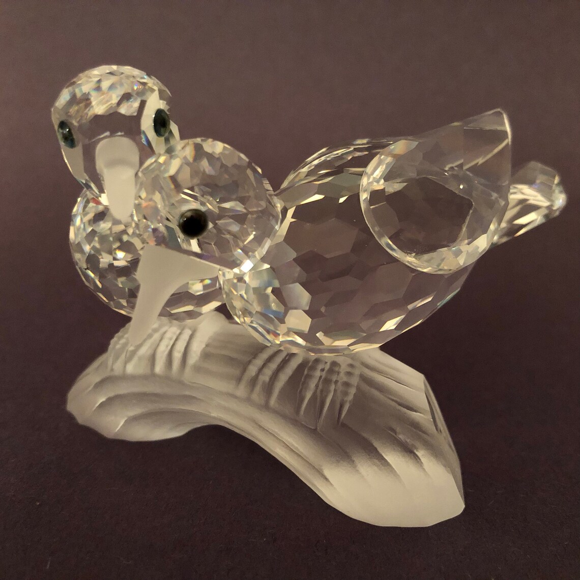 Swarovski Turtle Doves Crystal Figurine in | Etsy