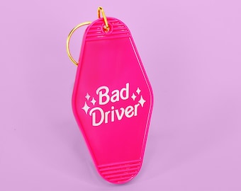 Motel Keychain | Bad Driver | Vintage Aesthetic