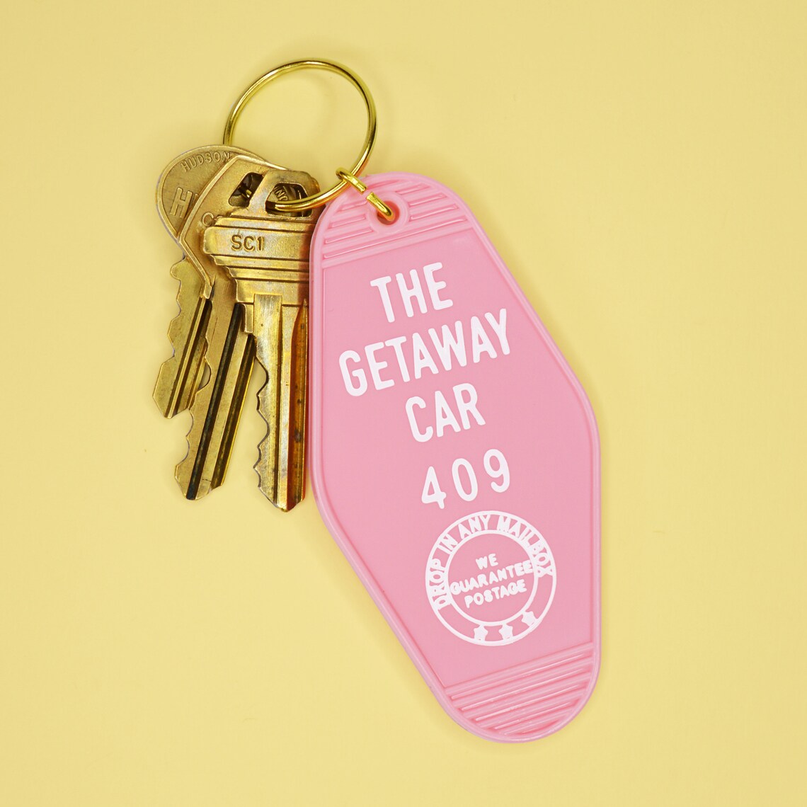 Getaway Car Keychain Motel Keychain Vintage Style Etsy