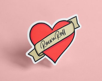 I Love Rock n Roll Vinyl Sticker | Classic Rock | Decal
