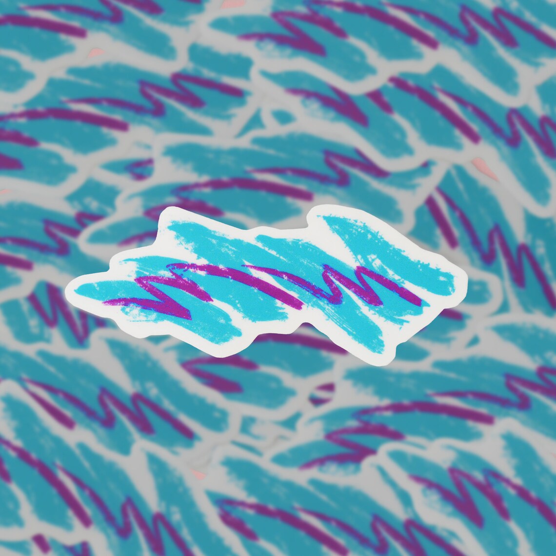 90s Jazz Cup Vinyl Sticker Etsy