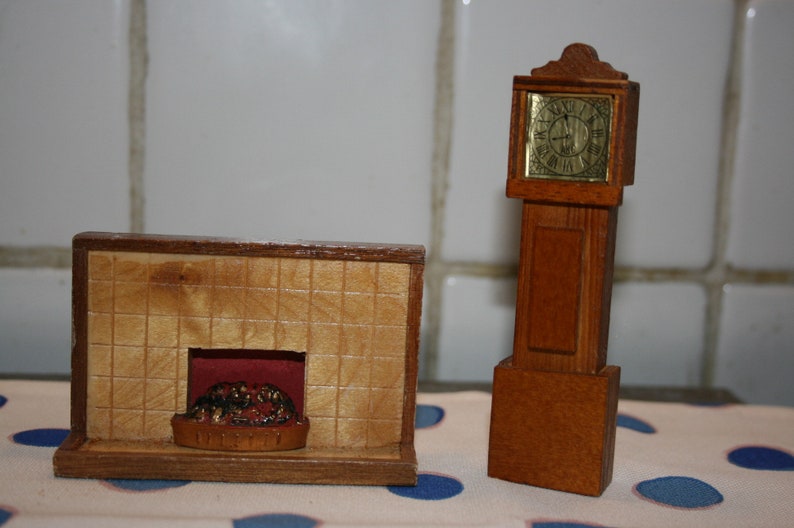 Vintage 1970s dolls house lounge furniture & dolls Lundby Etsy