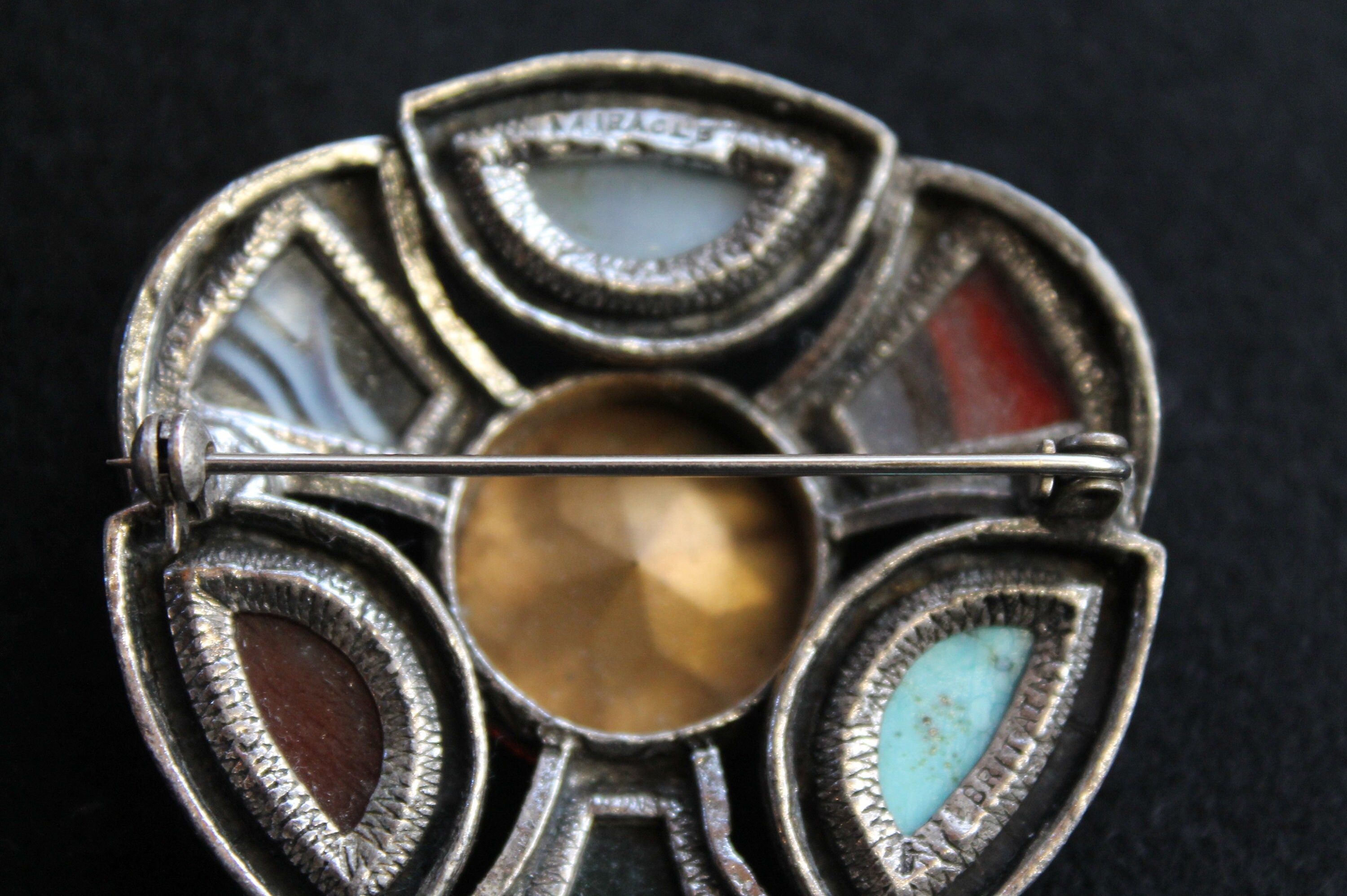 Vintage Miracle brooch designer kilt brooch costume Etsy