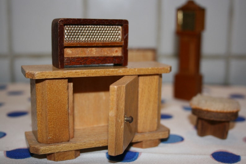 Vintage 1970s dolls house lounge furniture & dolls Lundby Etsy