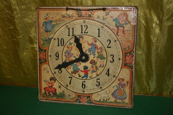 toy clock to teach time