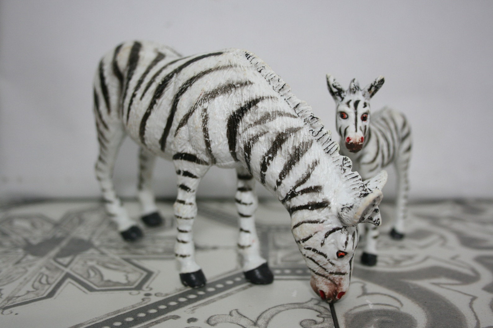 large toy zebra