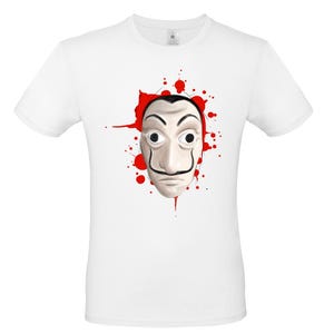T-Shirt fan art La Casa di Carta illustrazione by didibi illustrazioni