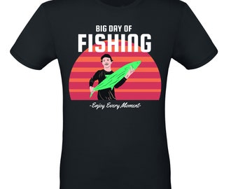 Camiseta pesca pasión "Gran Día de Pesca" pescador