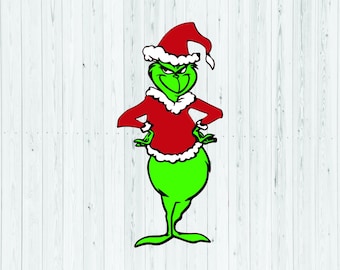 Full Body Grinch Svg