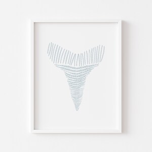 Arte de parede de dente de tubarão, arte de berçário para impressão de dente de tubarão, impressão moderna de dente de tubarão, padrão de hachura de dente de tubarão, arte de parede costeira