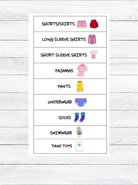 Tiny Clothing Labels: Simple Kids' Clothing Labels