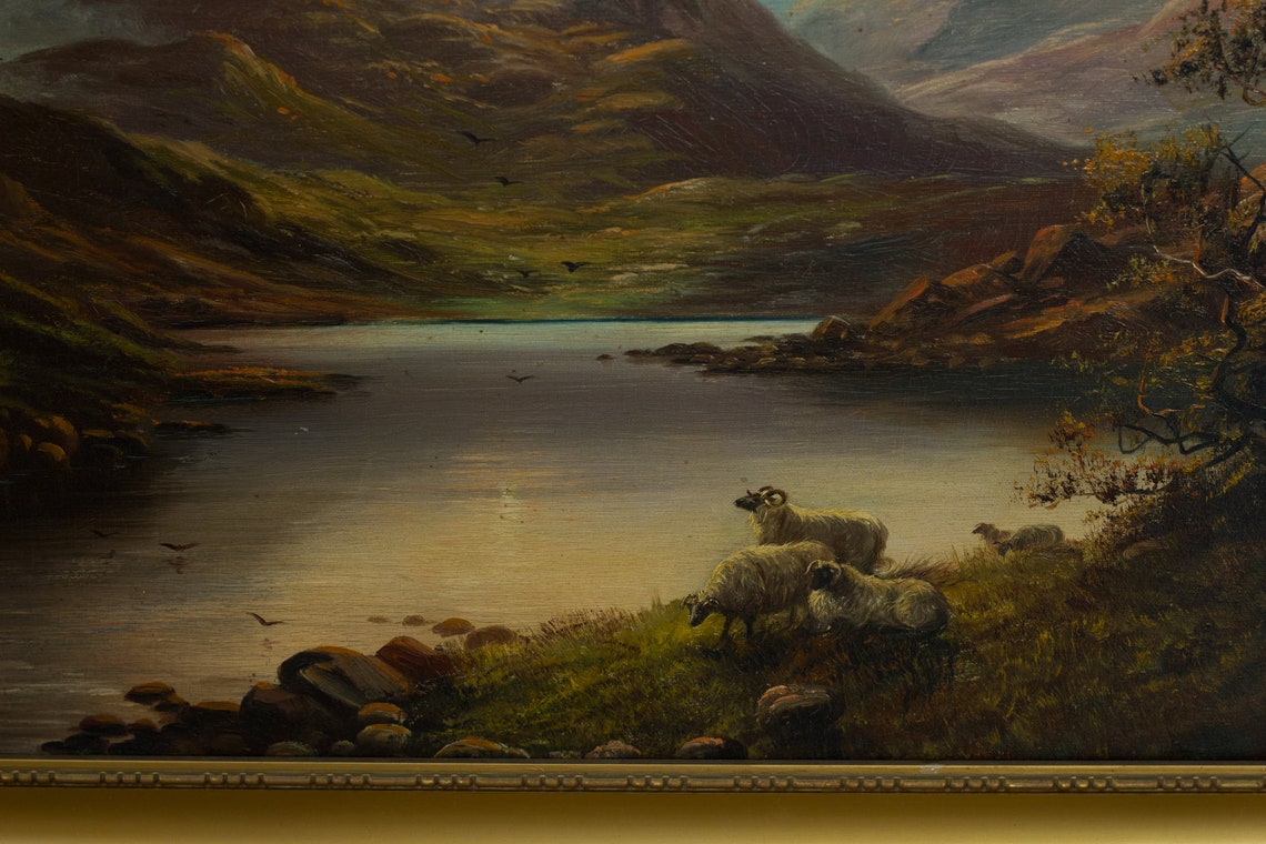 August Becker 18221887 Oil Painting Etsy