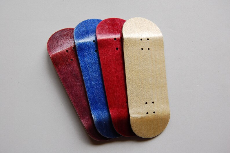 Blank Fingerboard Custom Colors Handcrafted Deck Made in Etsy