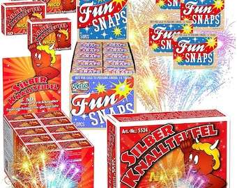 10000x cracker peas fun snaps like firecracker cracker fireworks New Year's Eve Cat. F1