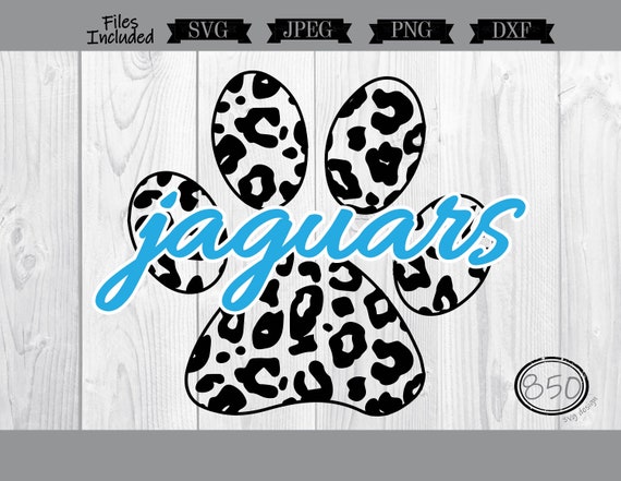 Download Jaguars Paw Print Svg Dxf Graphic Art Cut Files Craft Supplies Tools Paper Party Kids Delage Com Br
