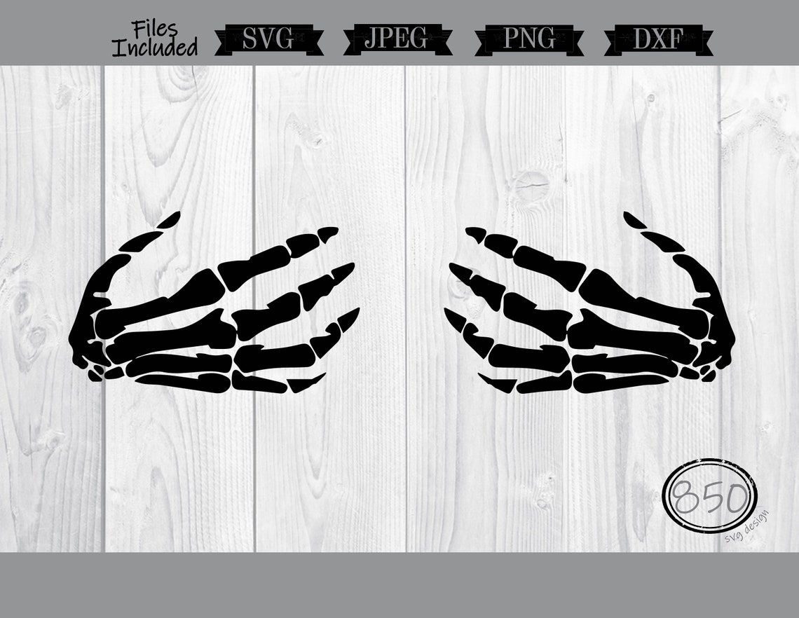 Skeleton Hands on Boobs SVG Dxf Png Jpg - Etsy UK