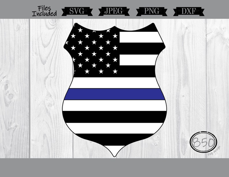 Download Thin Blue Line Badge svg Police badge American flag badge ...