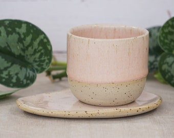 Ceramic espresso  pink cup | Ceramic espresso cup set