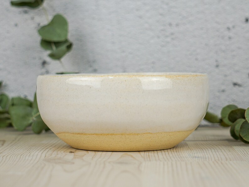 Handmade big ceramic bowl or pottery serving bowl image 2