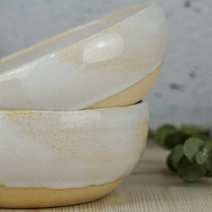 Handmade big ceramic bowl or pottery serving bowl image 5