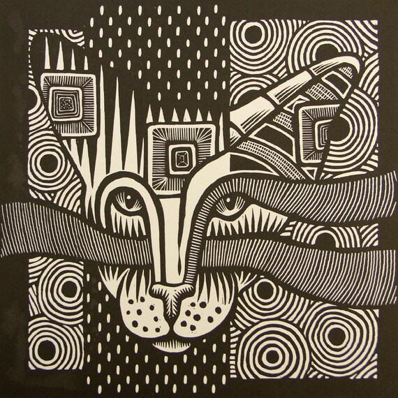 GEOMETRIC CAT-LIMITED EDITION small欠品 Cat 01 | BW Limited