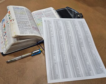2024 Book of Mormon Come Follow Me - For Home and Church - Reading Chart
